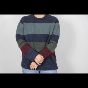 American Eagle, multi strip, sweater